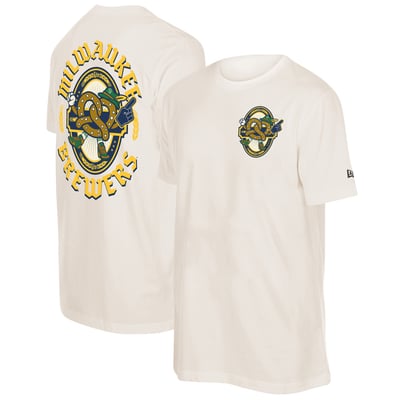 Milwaukee Brewers New Era Oktoberfest T-Shirt - Natural